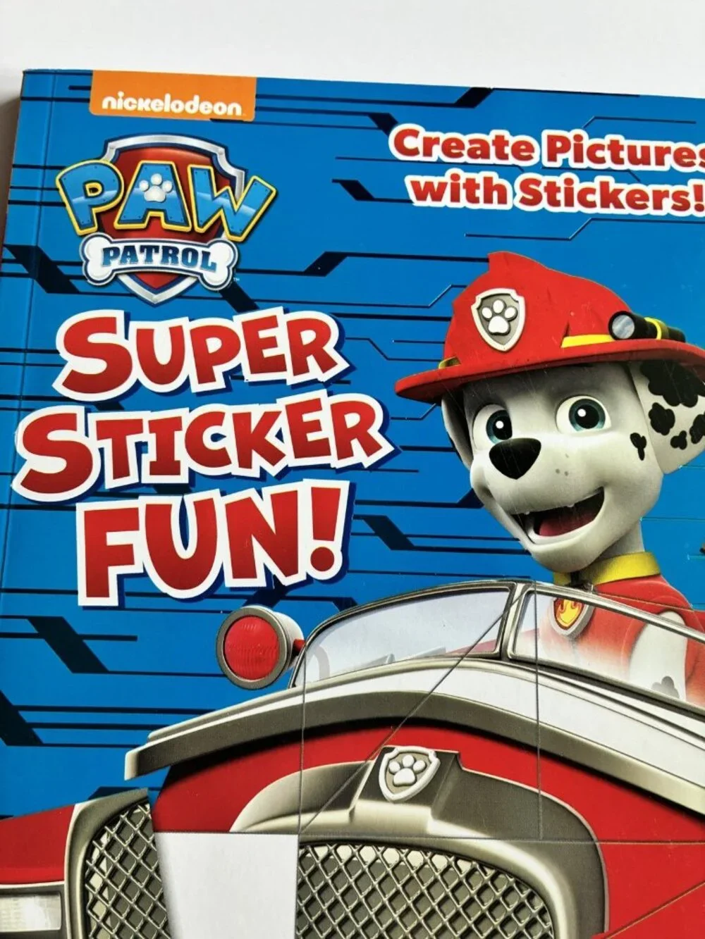PAW Patrol Super Sticker Fun! Create Pictures with Stickers Activity Book